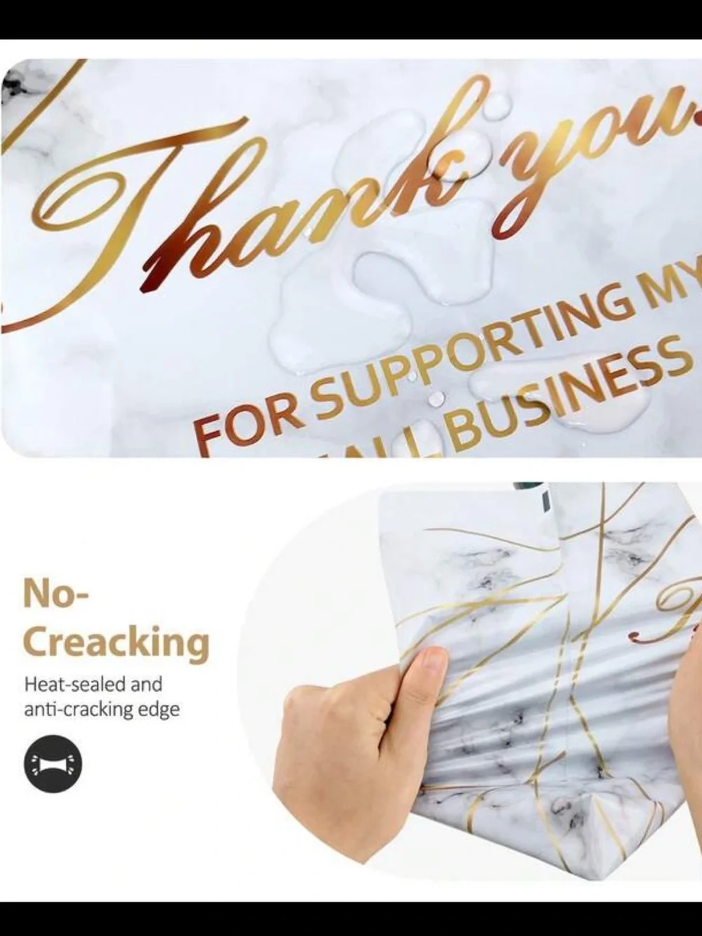 N/A polymailers thank